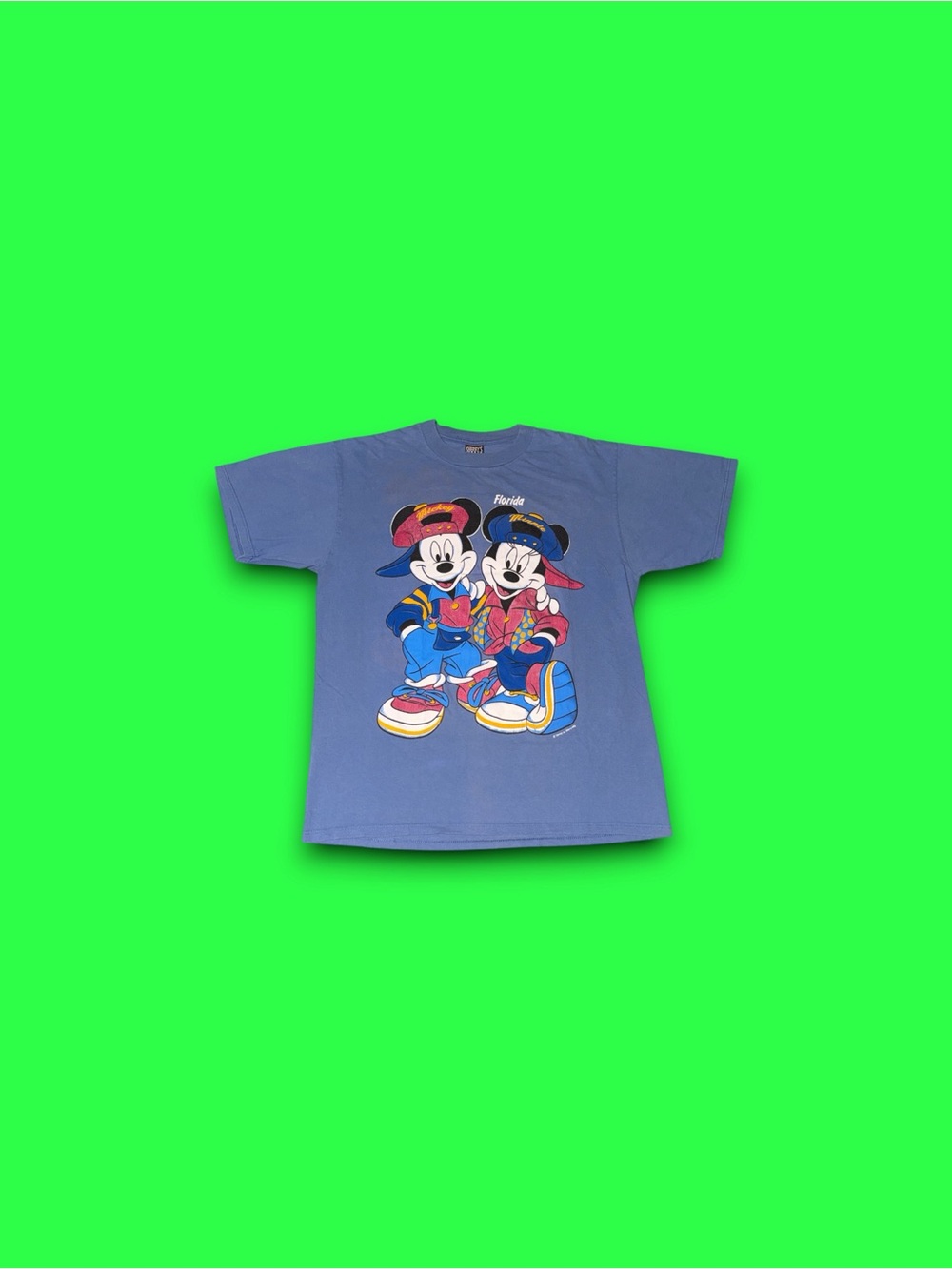 Vintage 90's Mickey Minnie Florida Sherrys Best Disney Tee